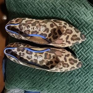 Leopard rothys flats